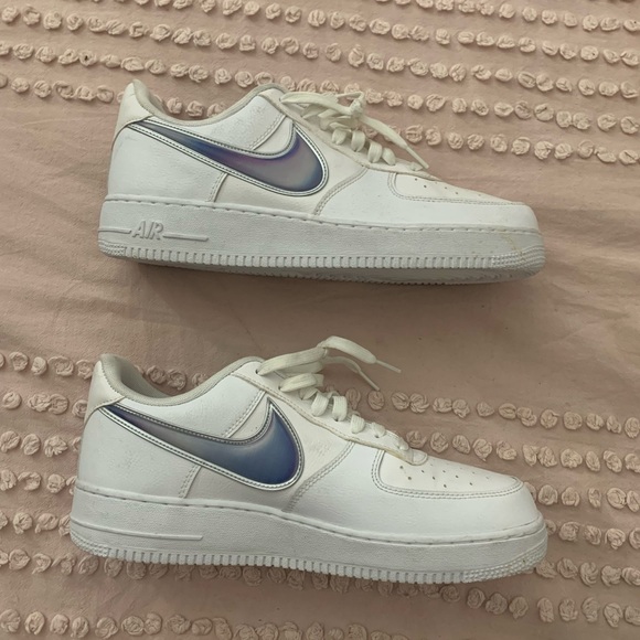 Nike Air Force 1 low oversized swoosh white racer blue - Picture 3 of 7